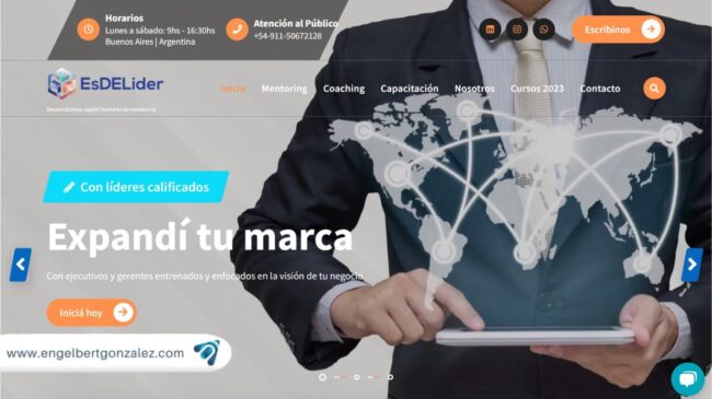 web esdelider entrenamientos y capacitaciones profesionales para capital humano